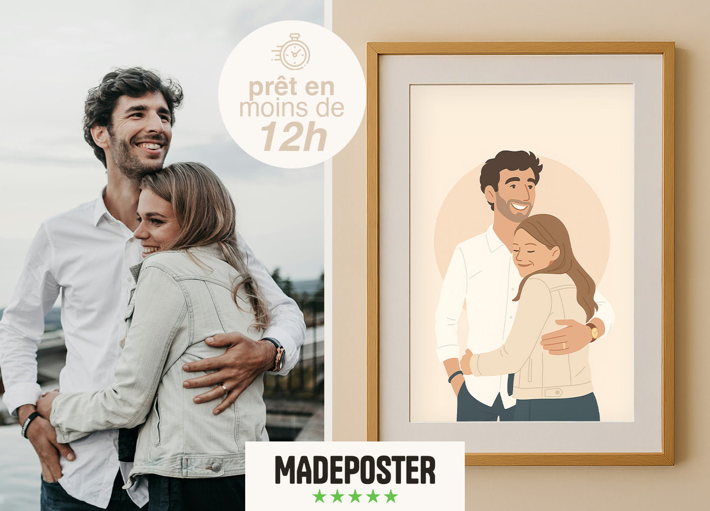 Affiche Illustration Personnalisé