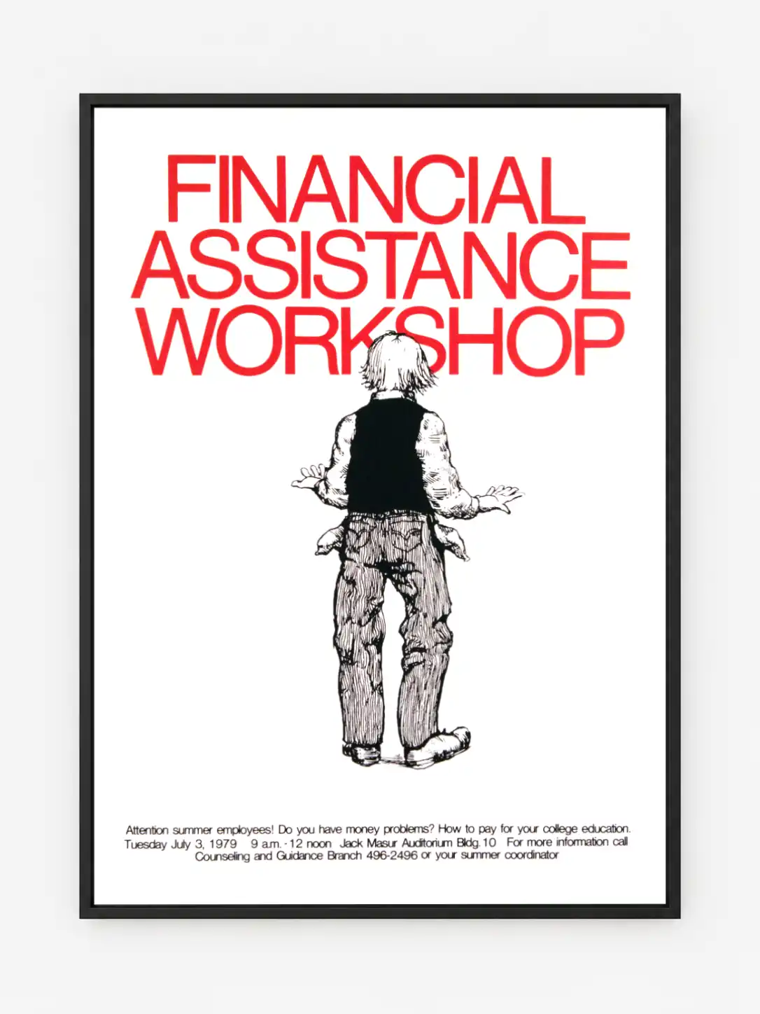 Financial Assistance Workshop Poster
