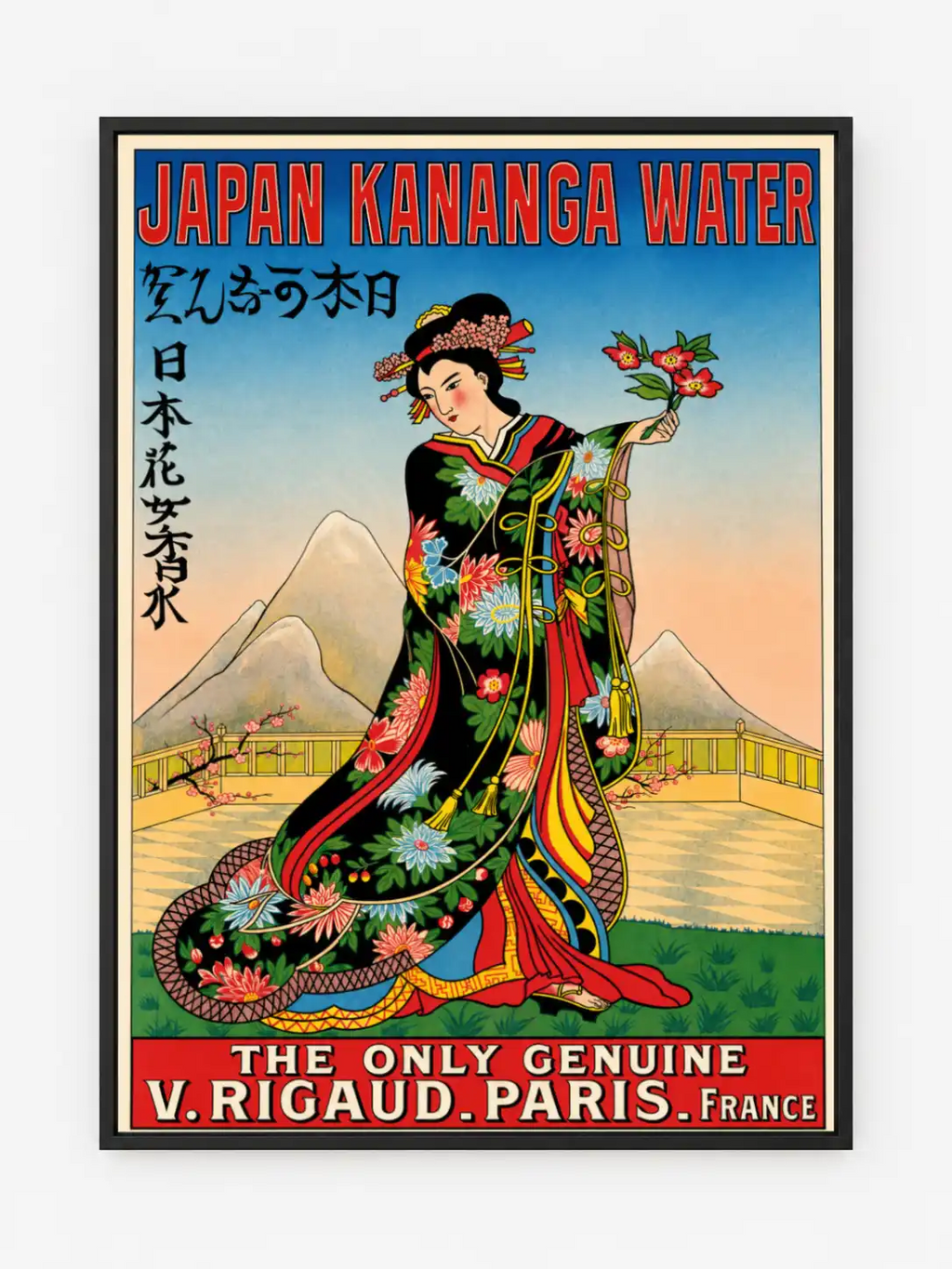 Japan Kananga Water Poster