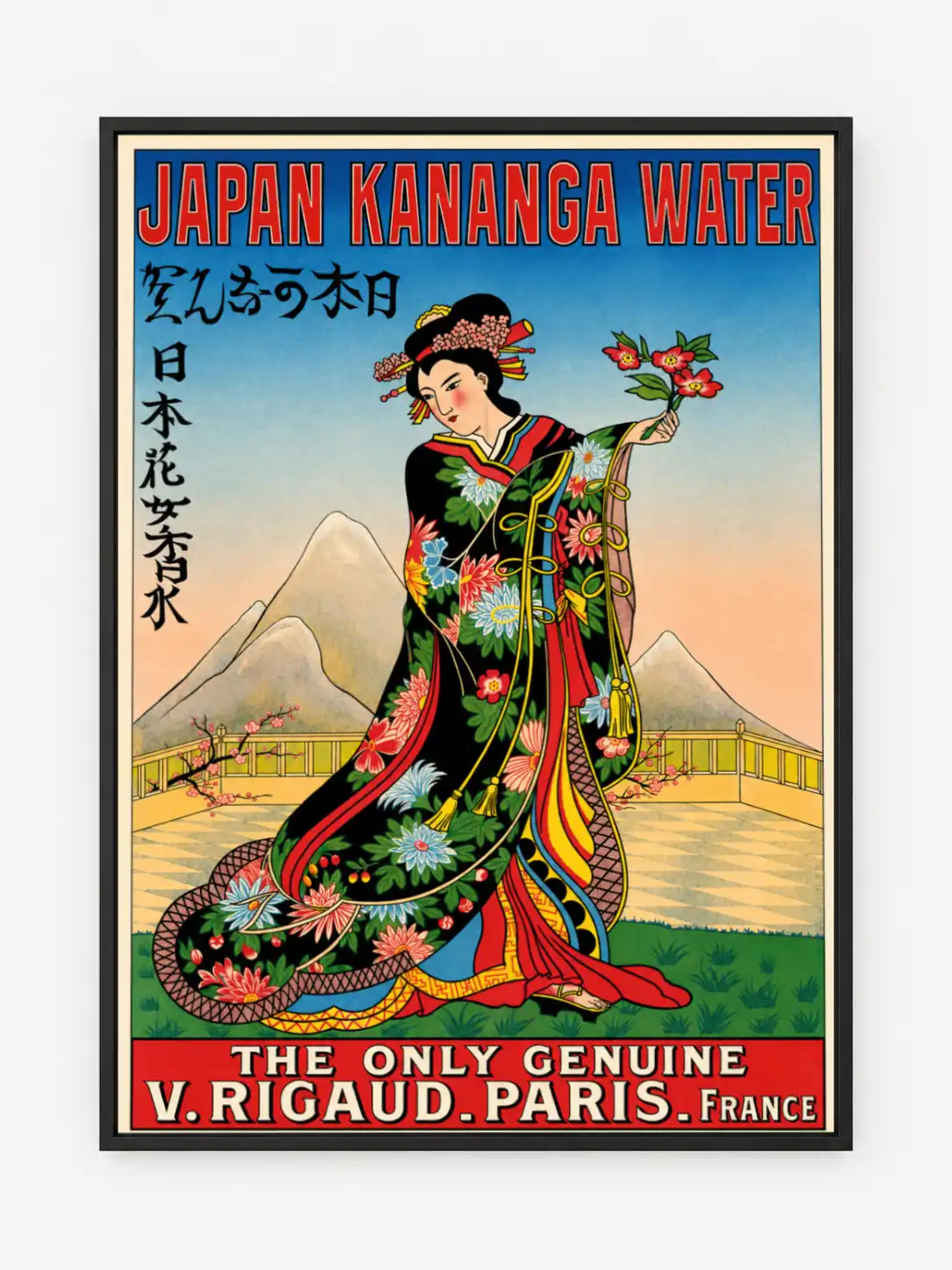 Japan Kananga Water Poster