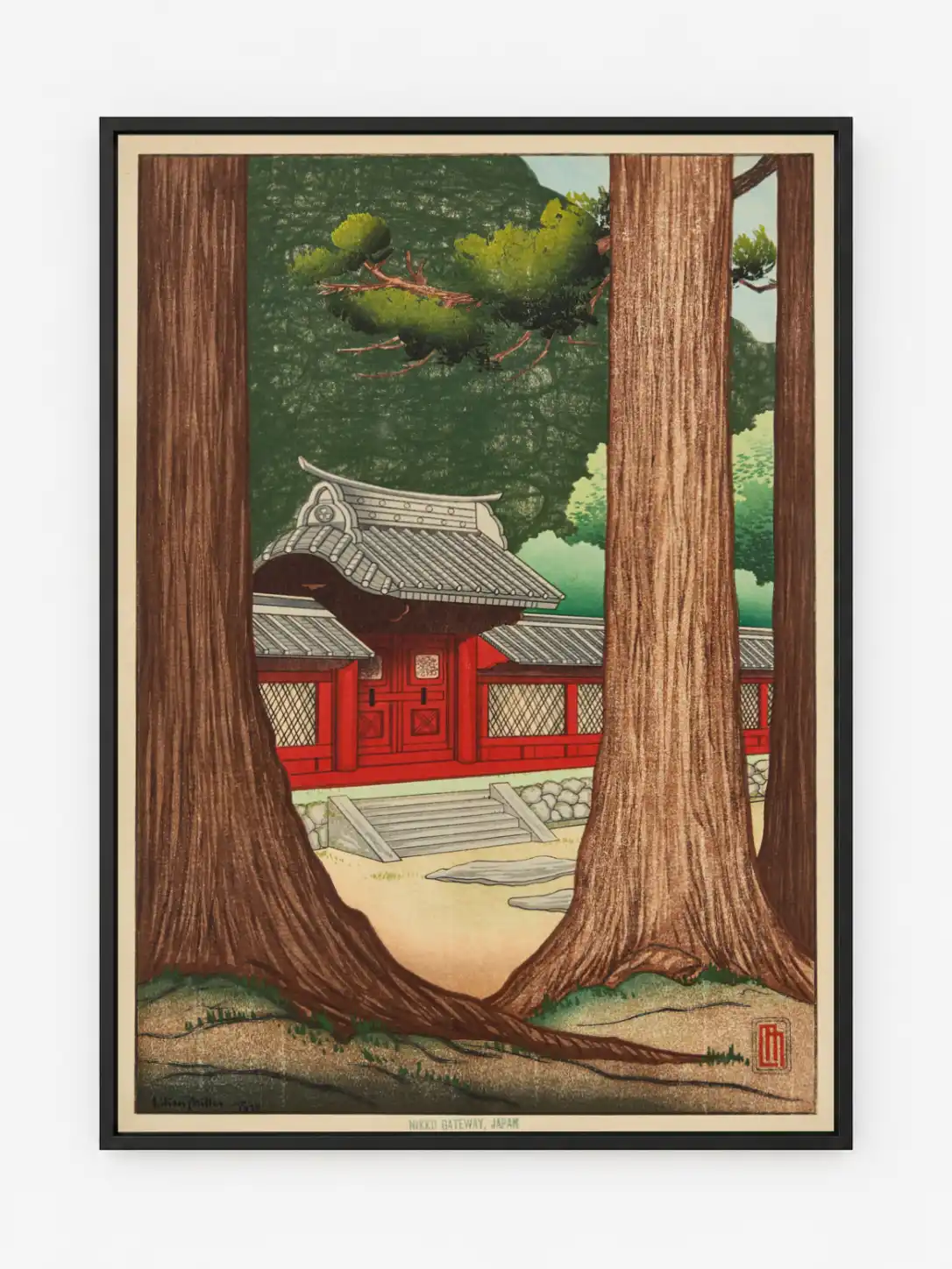 Nikko gateway, Japan Poster