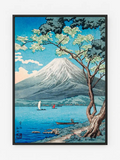 Mount Fuji from Lake Yamanaka Poster