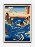 Awa Province: Naruto Whirlpools (1855) Poster