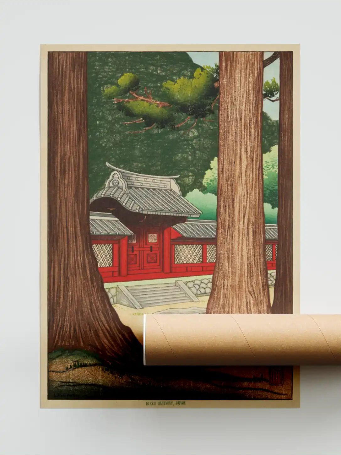 Nikko gateway, Japan Poster