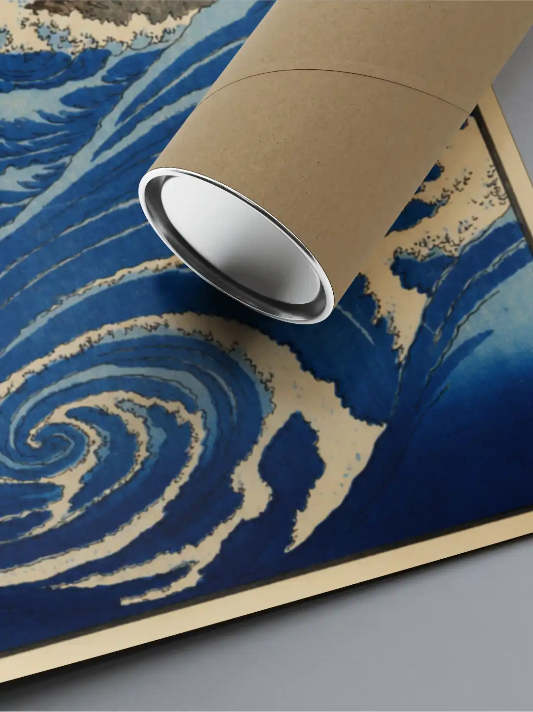Awa Province: Naruto Whirlpools (1855) Poster