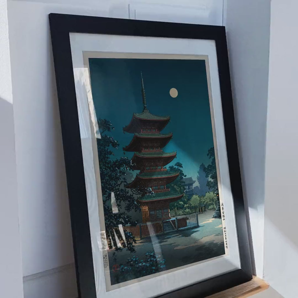 Asakusa Kinryuzan Temple Poster