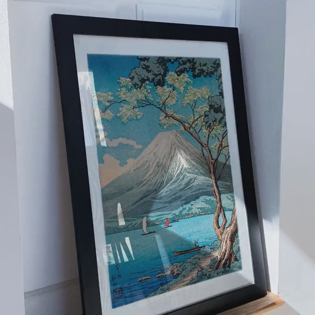 Mount Fuji from Lake Yamanaka Poster
