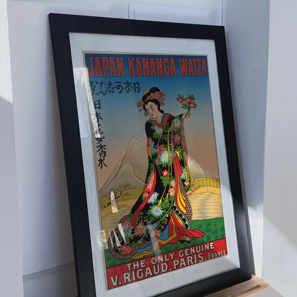 Japan Kananga Water Poster