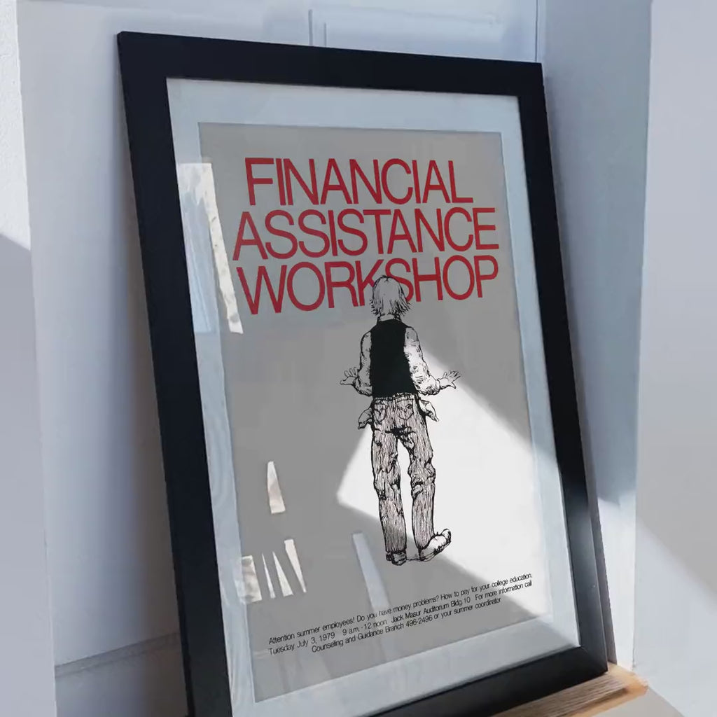 Financial Assistance Workshop Poster