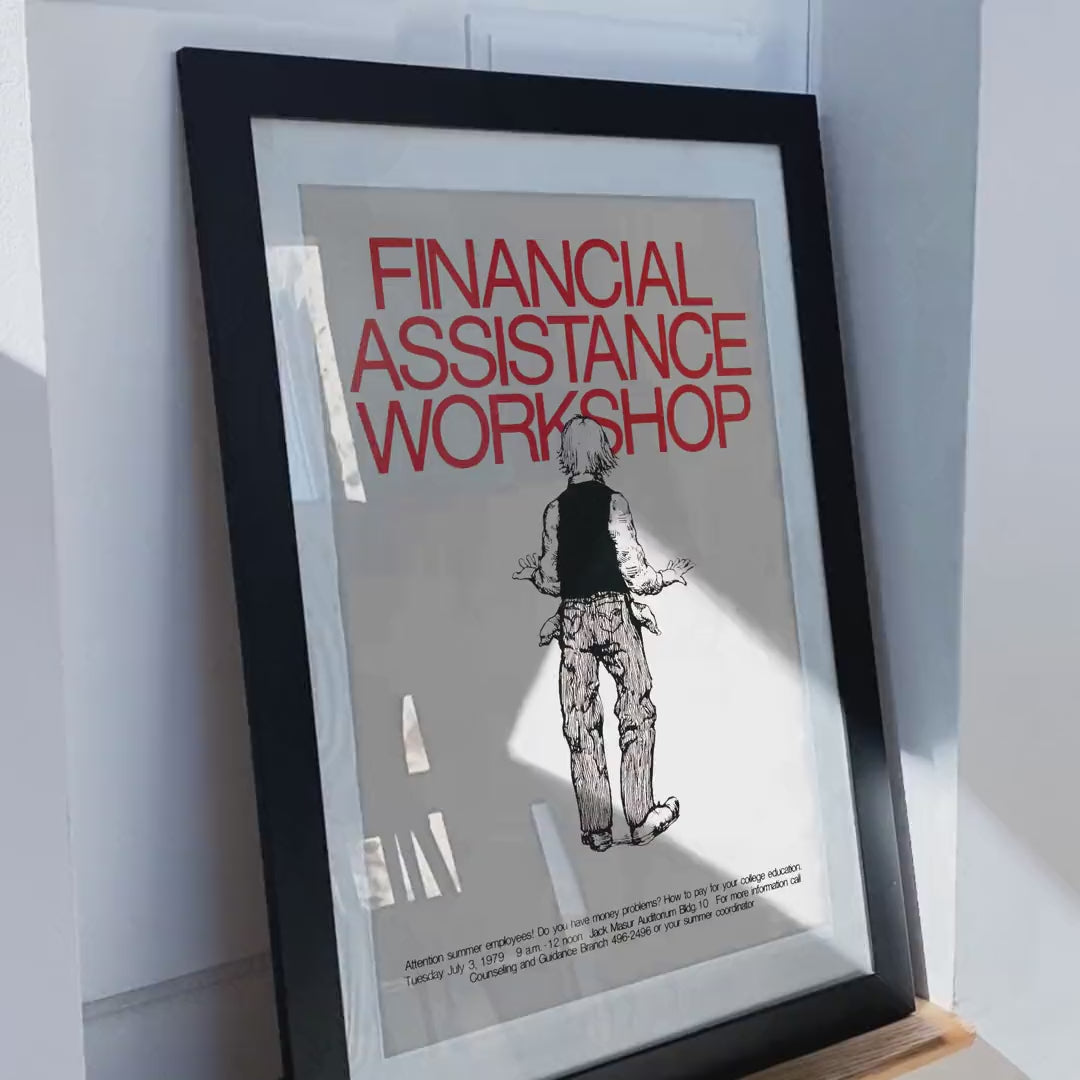 Financial Assistance Workshop Poster