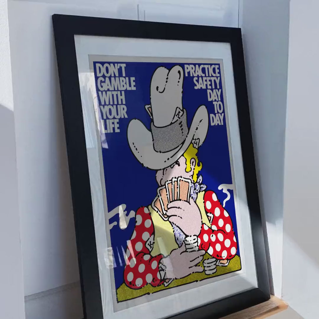 Don't Gamble With Your Life Poster